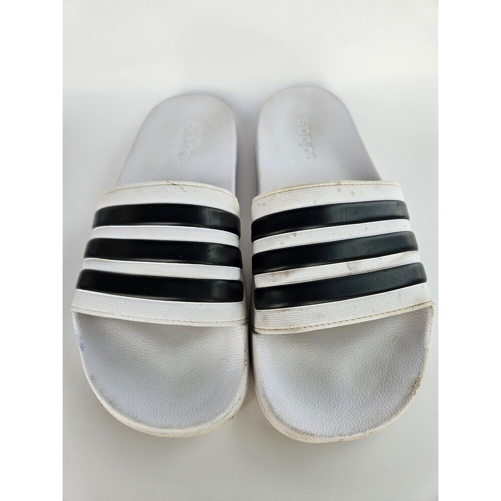 Used Adidas Slides men size 10 fair condition 8oz cloud foam comfort -51